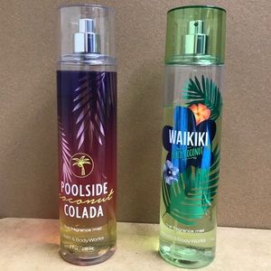 Bath and Body Works body sprays